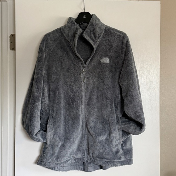 North Face “Osito” Gray/Silver Jacket Women's XL - Picture 1 of 2